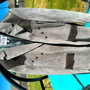 Suede mens or women’s western blazer